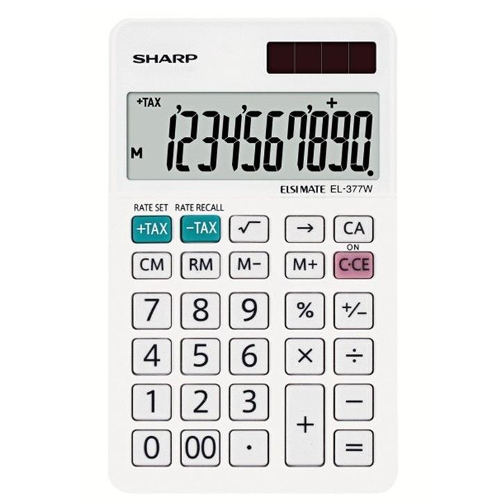 ماشین حساب شارپ مدل EL-377W Sharp EL-377W Calculator